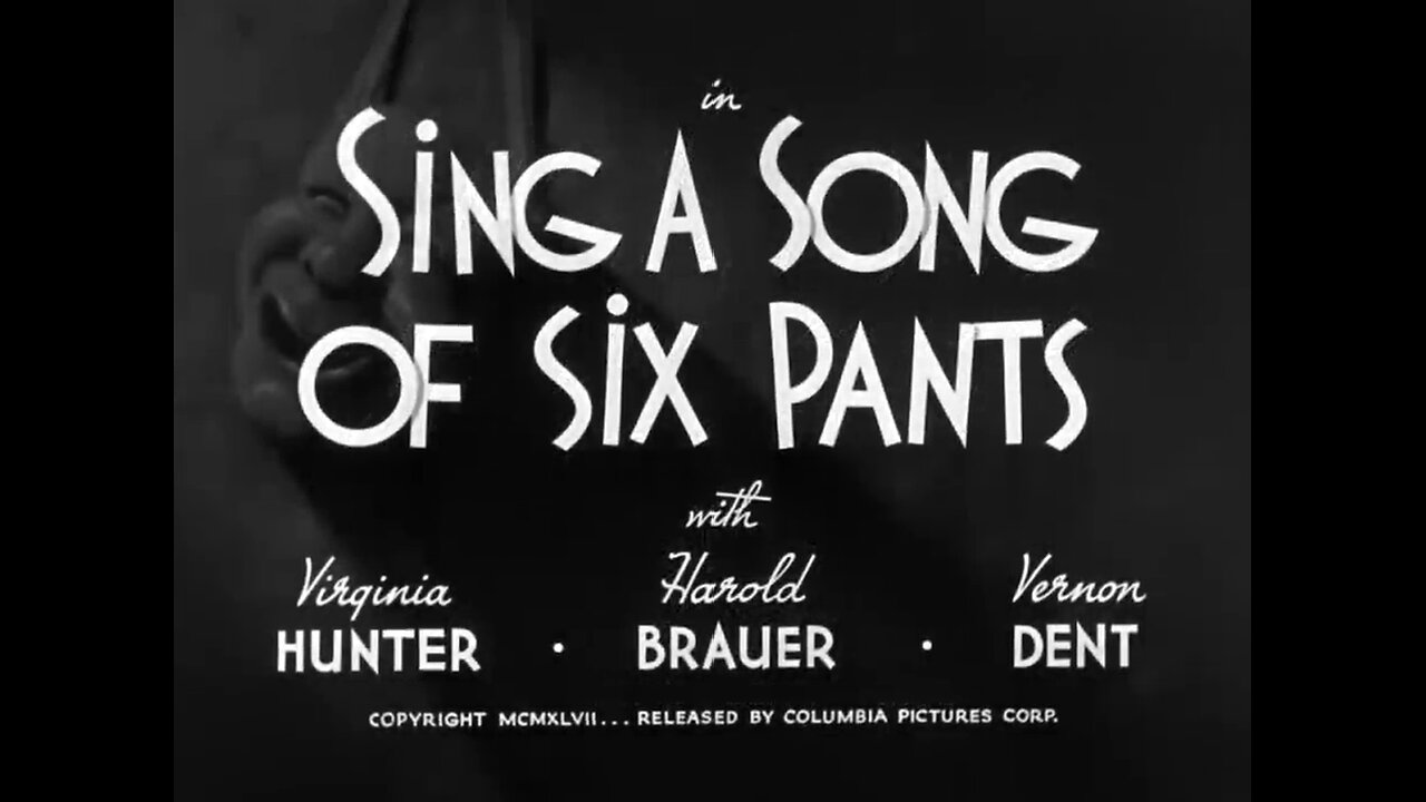 The Three Stooges - Sing A Song of Six Pants (1947)