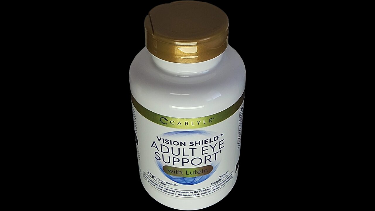 Carlyle Adult Eye Support | 300 Capsules | with Lutein and Zeaxanthin #suppliments