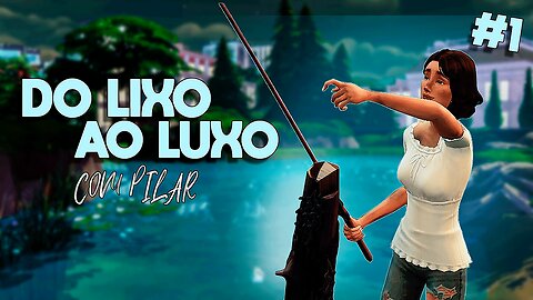 PILLAR DID HIS FIRST FISHING 🐟 🎣 | FROM TRASH TO LUXURY 🗑️ | EP1 | The Sims 4 | uchihona