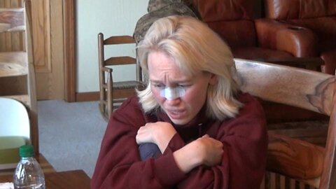 Sherri Papini Shown Speaking to Cops Wearing Nose Bandage