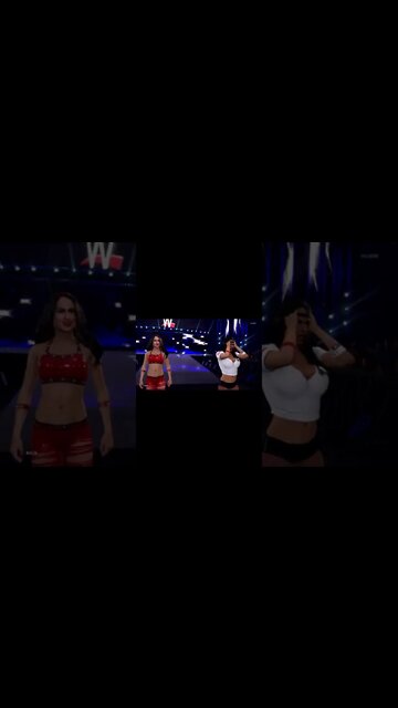WWE 2k22 Bella Twins Entrance #shorts