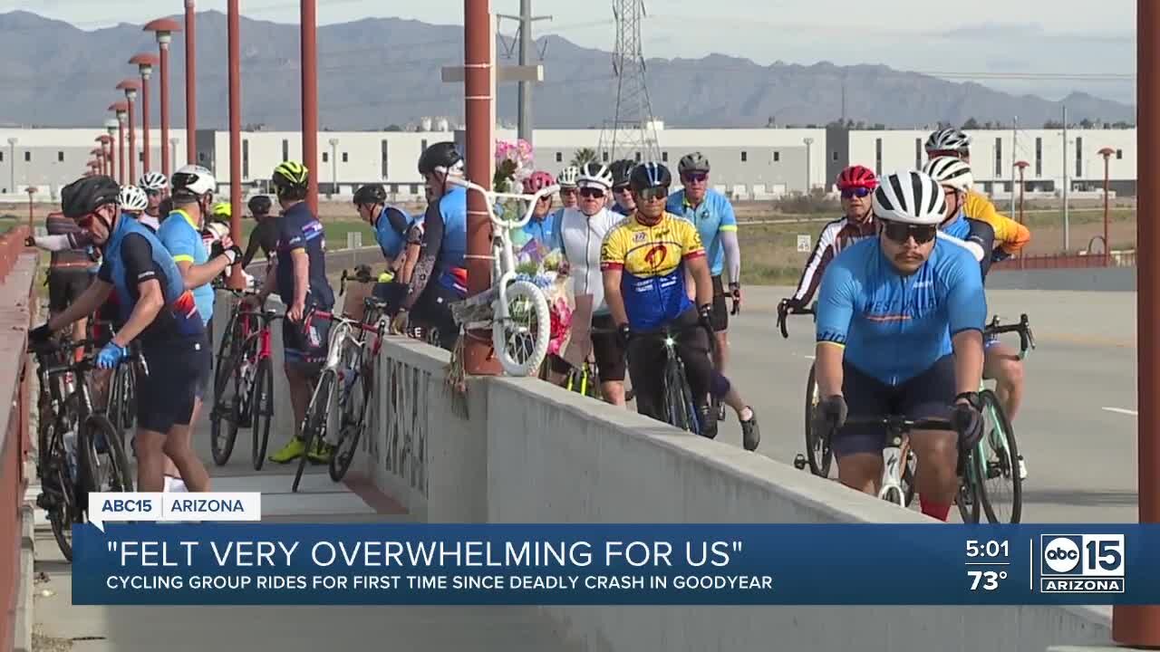 West Valley Cycling group rides for the first time since crash