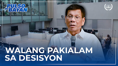 FPRRD, walang pakialam sa desisyon ng ICC na ipagpatuloy ang imbestigasyon sa 'war on d r u g s