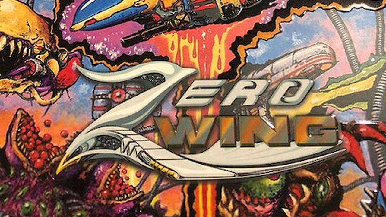 Zero Wing Arcade Super Play (Flash Warning for the Photosensitive)