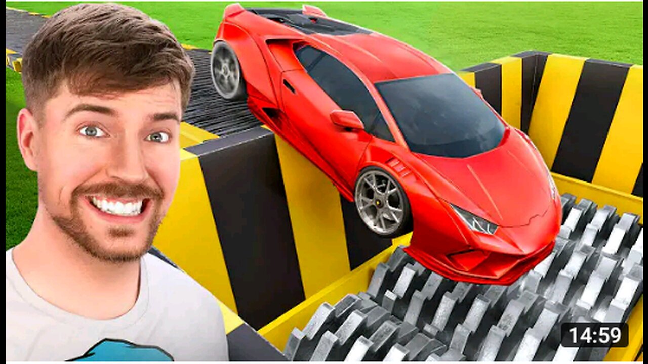 Lamborghini Vs Shredder || MR BEAST