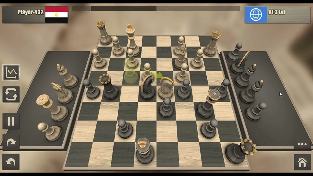 Watch the defeat of artificial intelligence using chess #2