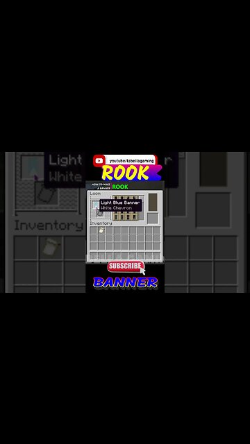 Rook Chess Piece Banner | Minecraft