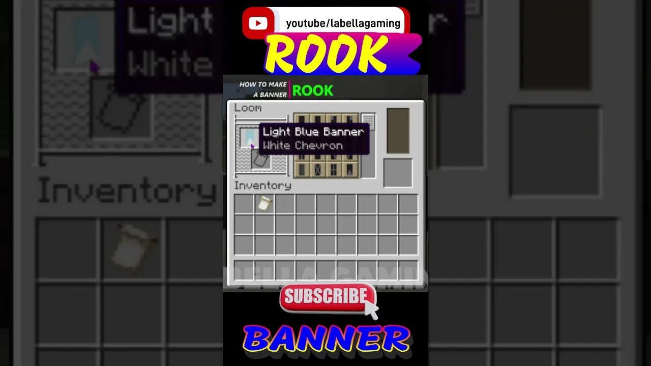 Rook Chess Piece Banner | Minecraft