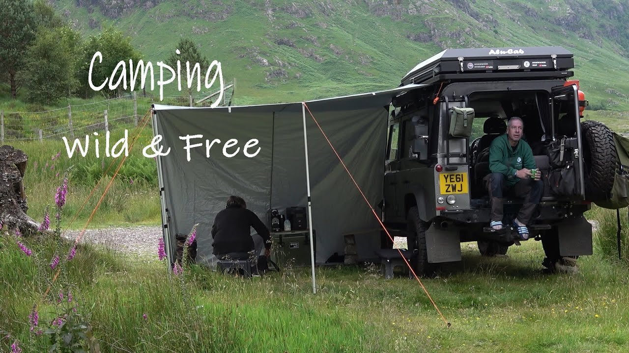 WILD & FREE Camping 4x4 Camper Roadtrip Scotland