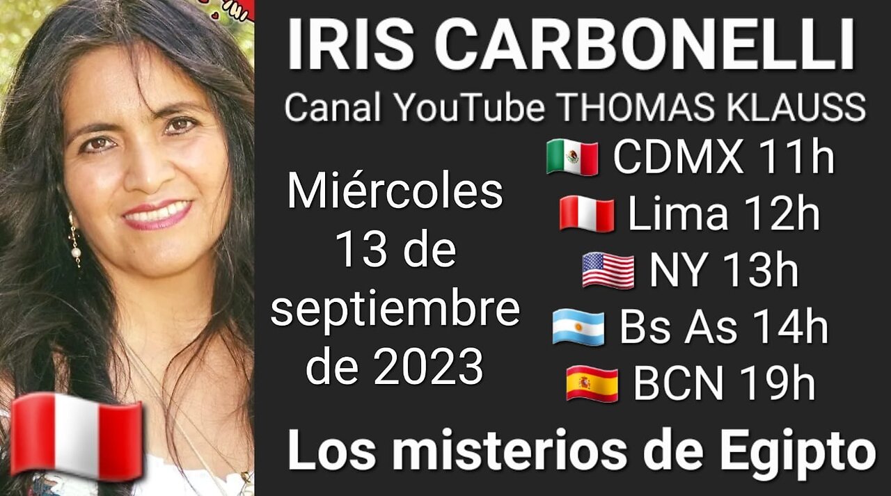 Los misterios de Egipto // Iris Carbonelli 🇵🇪 @irismujerarcoiris (13-9-23)