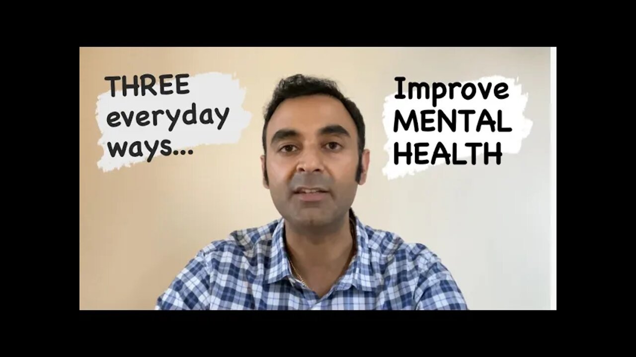 IMMEDIATELY improve your MENTAL HEALTH: 3 simple TIPS