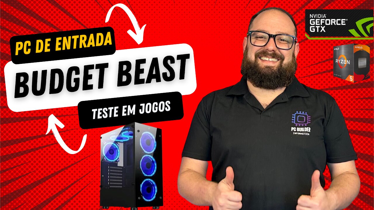 Budget Beast: PC Gamer Barato e Poderoso | Montagem e Benchmarks #budgetgaming #pcbuilder #pcbarato