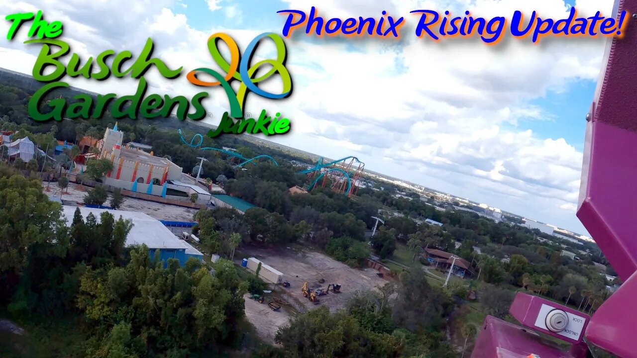 Busch Gardens Phoenix Rising Update! October 6, 2023