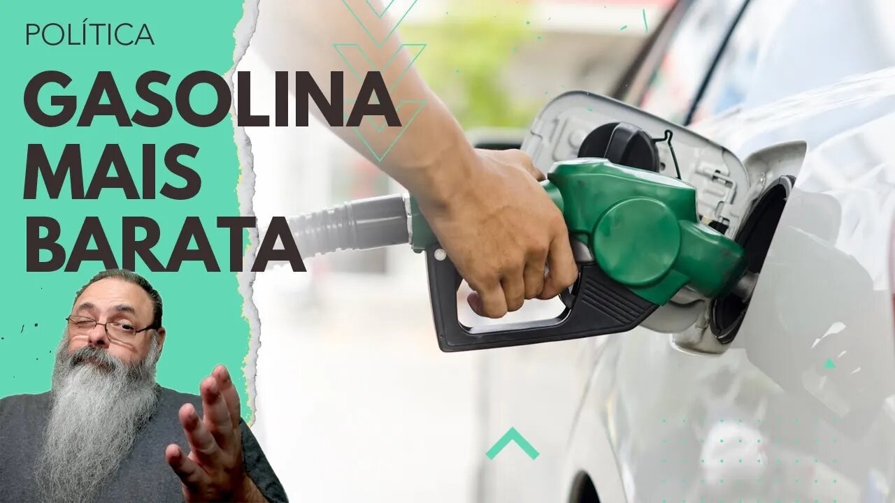 PETROBRÁS REDUZ PREÇO da GASOLINA e agora preço vai CAIR MAIS AINDA, por que não falar SOBRE ISSO?