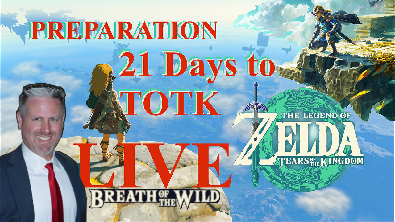 Zelda: Tears of the Kingdom Countdown - 21 Days to Go - SuperstringX Plays - BOTW - 4-20-2023