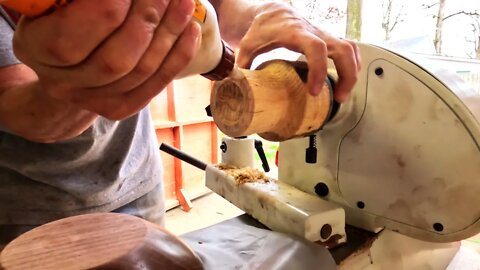 Walnut Bowl 2 on Jet 1440 Lathe