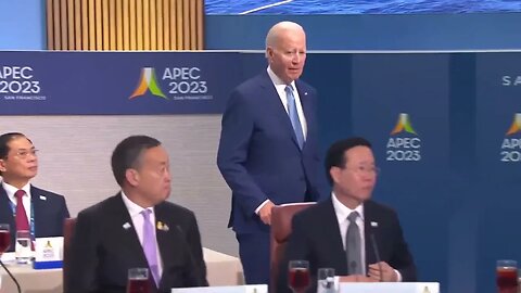 Biden, Running Late To His Own Meeting, Demonstrates Vigor By Half-Jogging Two Steps