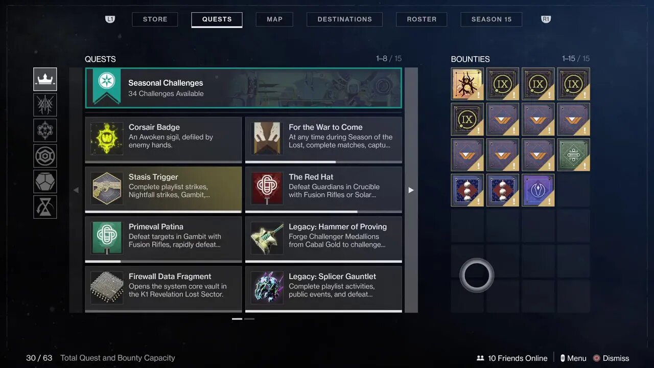Stacking Bounties For WitchQueen Destiny 2 | Chill Stream