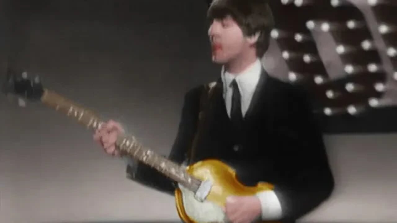 The Beatles - She's A Woman (TV Appearance) [COLORIZED]