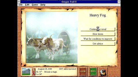 Playing MECC's the Oregon Trail II, Part 5