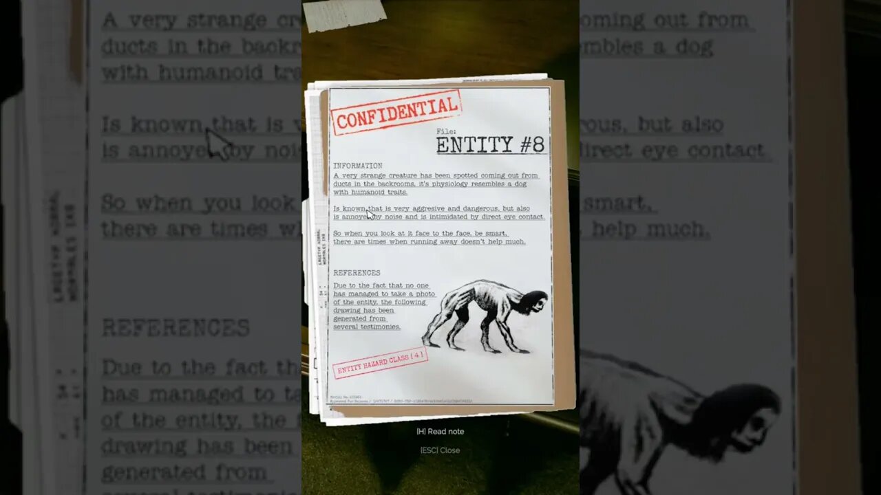 The Backrooms: Entity #8