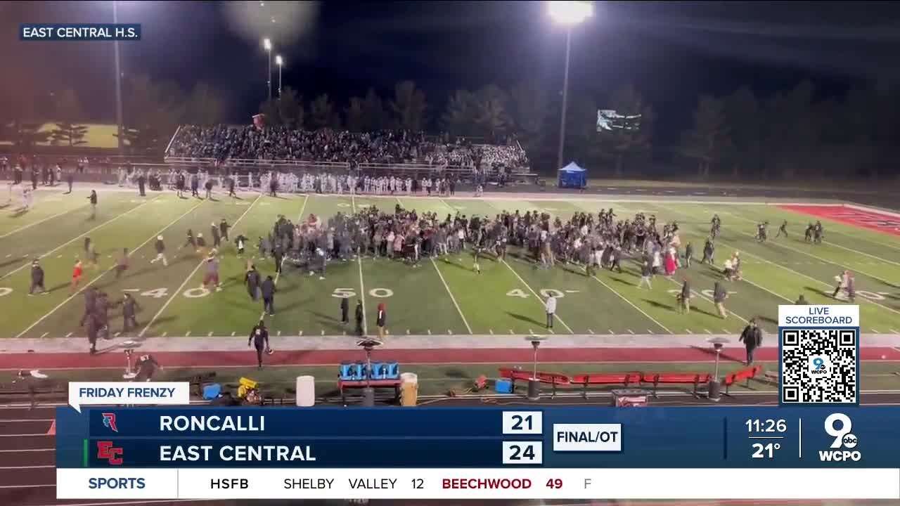 East Central beats Roncalli 24-21 n OT