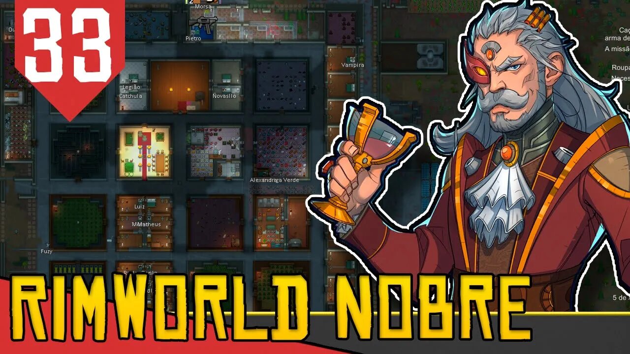 O Grande Gestor - Rimworld Royalty Base Aberta #33 [Gameplay Português PT-BR]