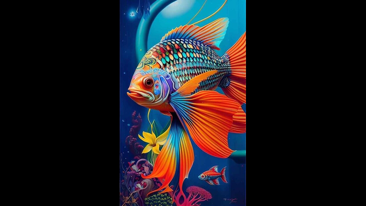 beautiful fish video