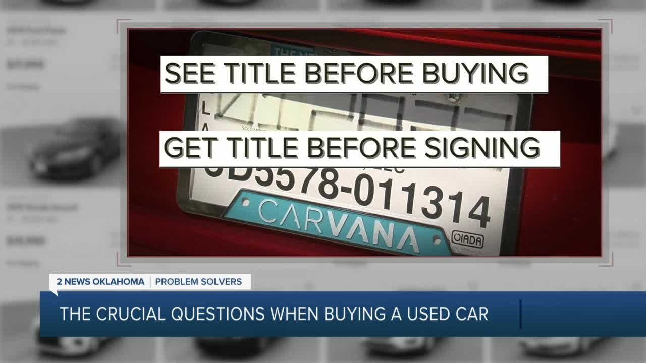 The Crucial Questions When Buying a Used Car