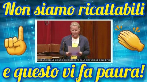 Sara Cunial senza freni "ringrazia" i migliori!