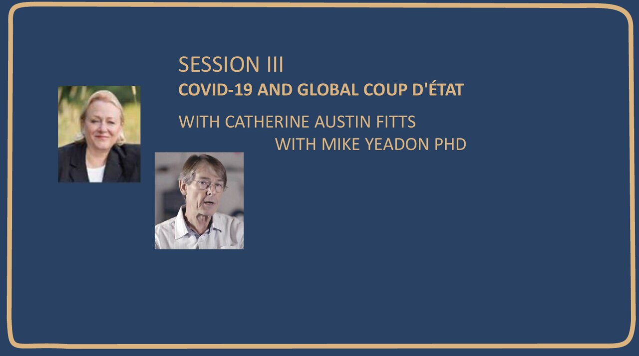 COVID-19 AND GLOBAL COUP D'ÉTAT - CATHERINE AUSTIN FITTS WITH MIKE YEADON PHD