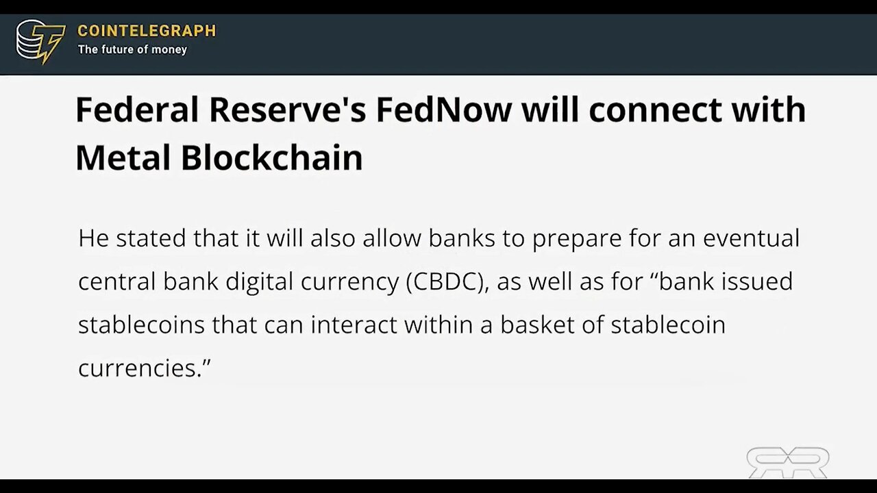 FedNow is Only the Beginning but it will Soon Come to Pass