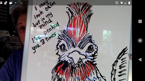 21May22 - " I may look calm... but in my mind I've picked you 3 times."