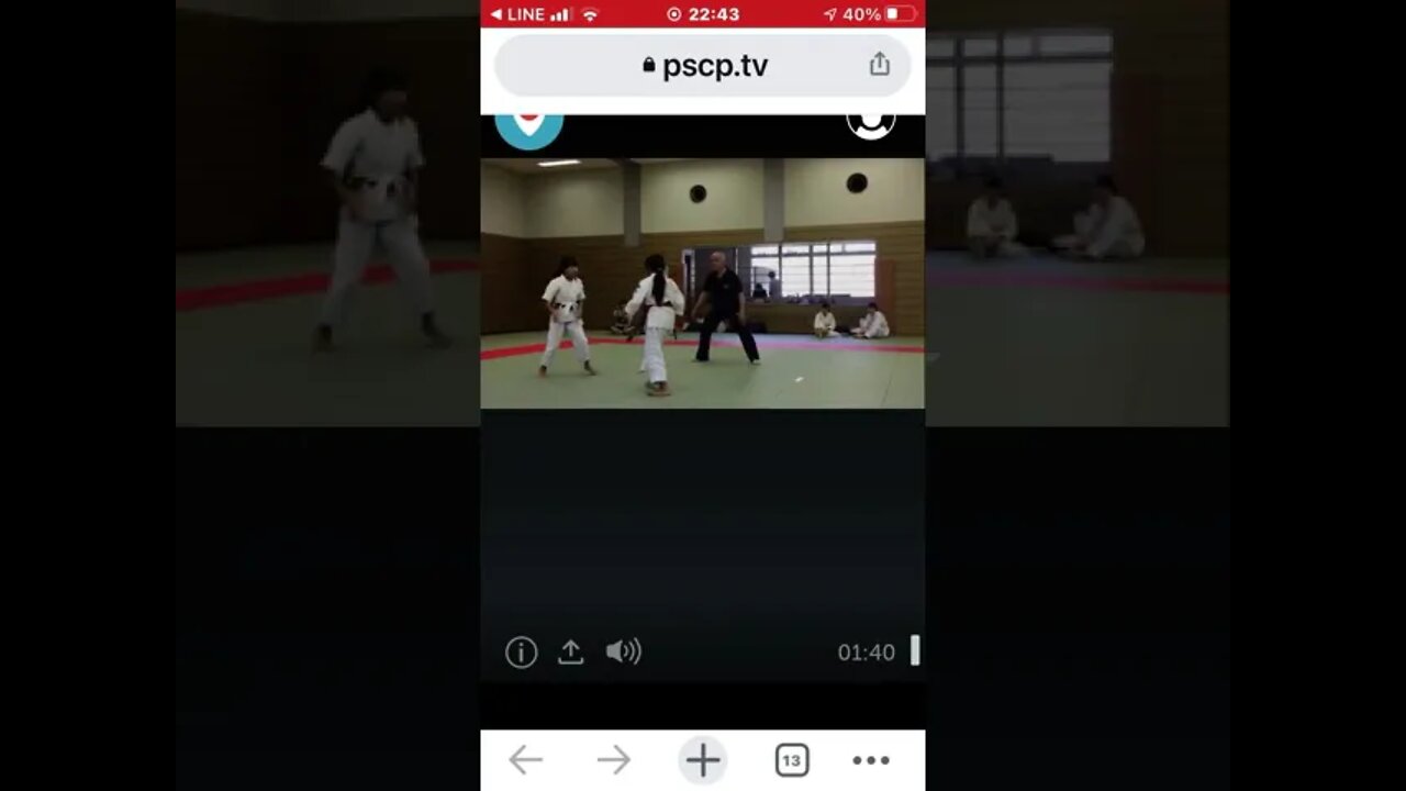 ’18/7 第6回東日本少年合気道競技大会 短刀乱取り競技 小学生女子の部 Aコート第1試合