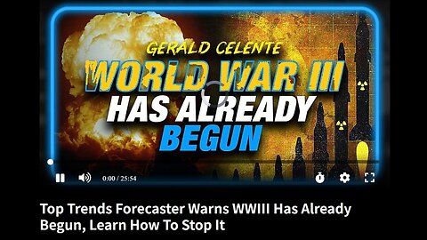 Top Trends Forecaster Warns WWIII Has Already Begun, Learn How To Stop It