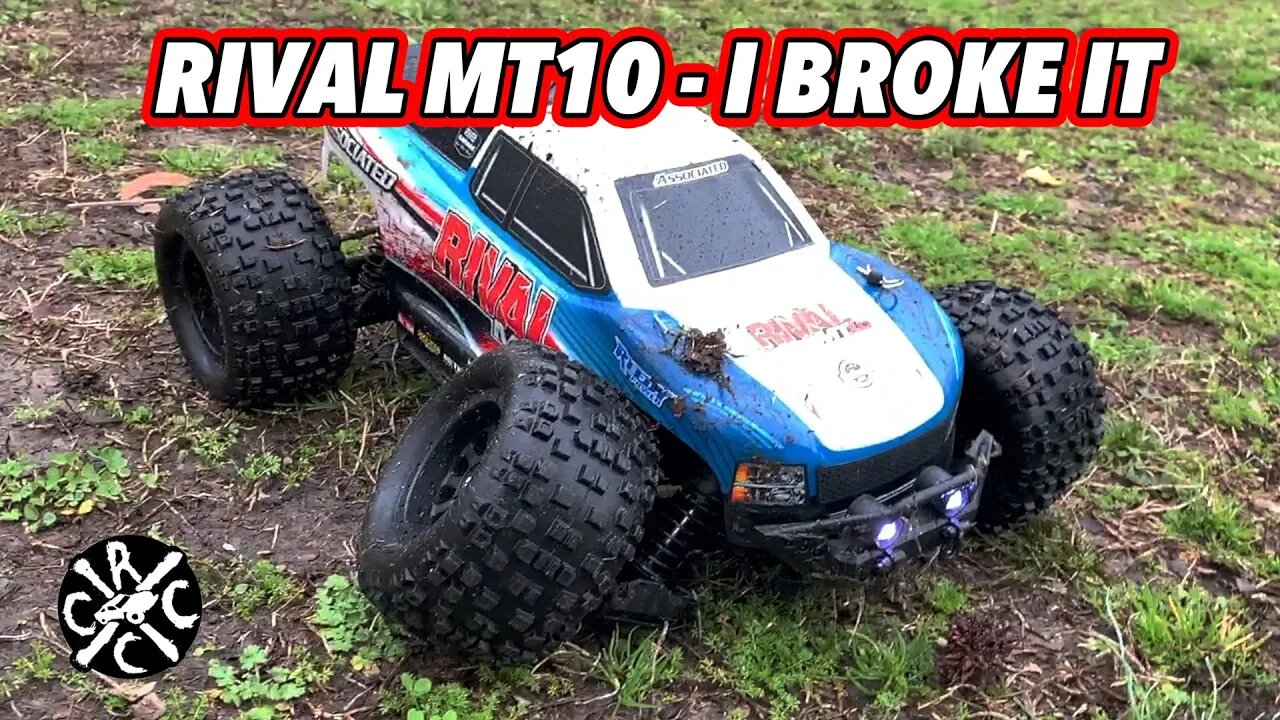 Team Associated Rival MT10 First Big Bash & I Broke It (My Bad)