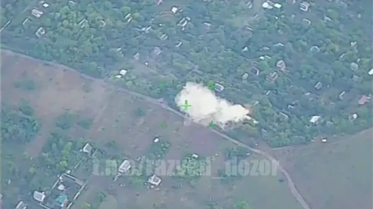 Precise artillery fire destroyed the stronghold of foreign mercenaries near Kharkov