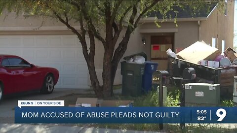 Mother pleads 'not guilty' to child abuse charges