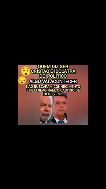 CRISTÃOS IDÓLATRAS O CASTIGO VEM!