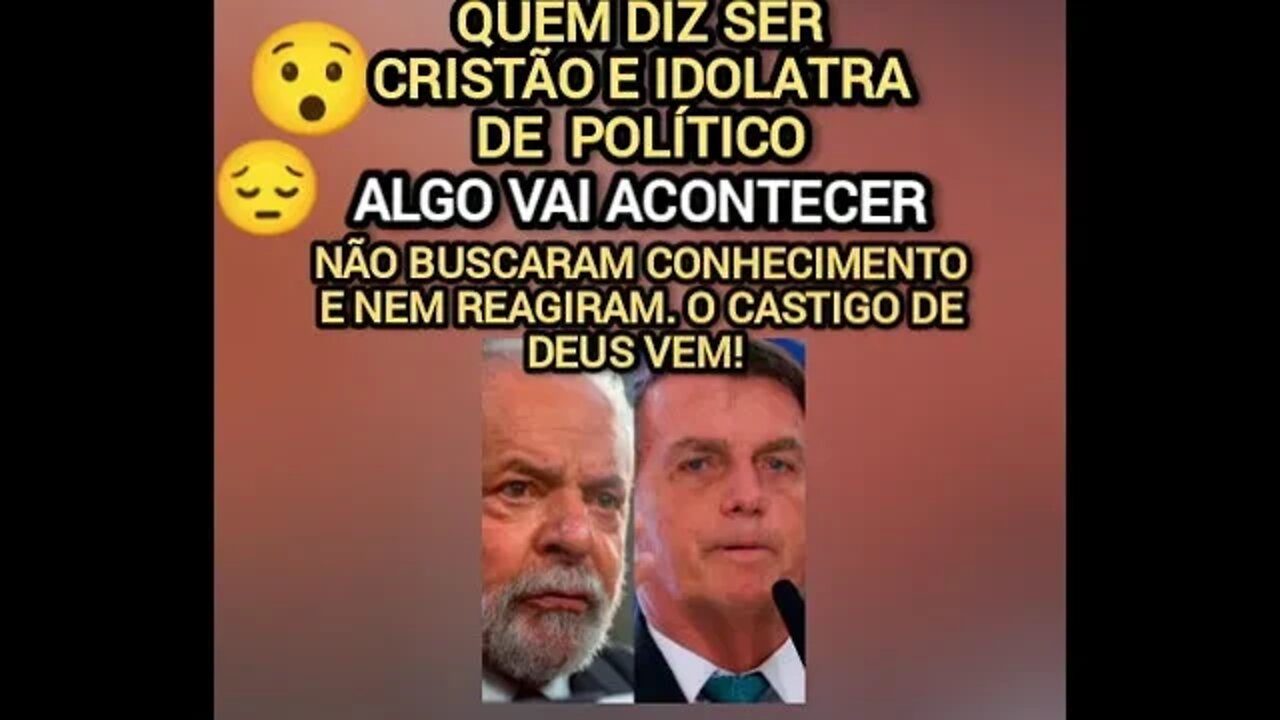CRISTÃOS IDÓLATRAS O CASTIGO VEM!