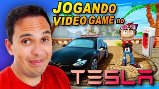 Jogando Video Game no TESLA!