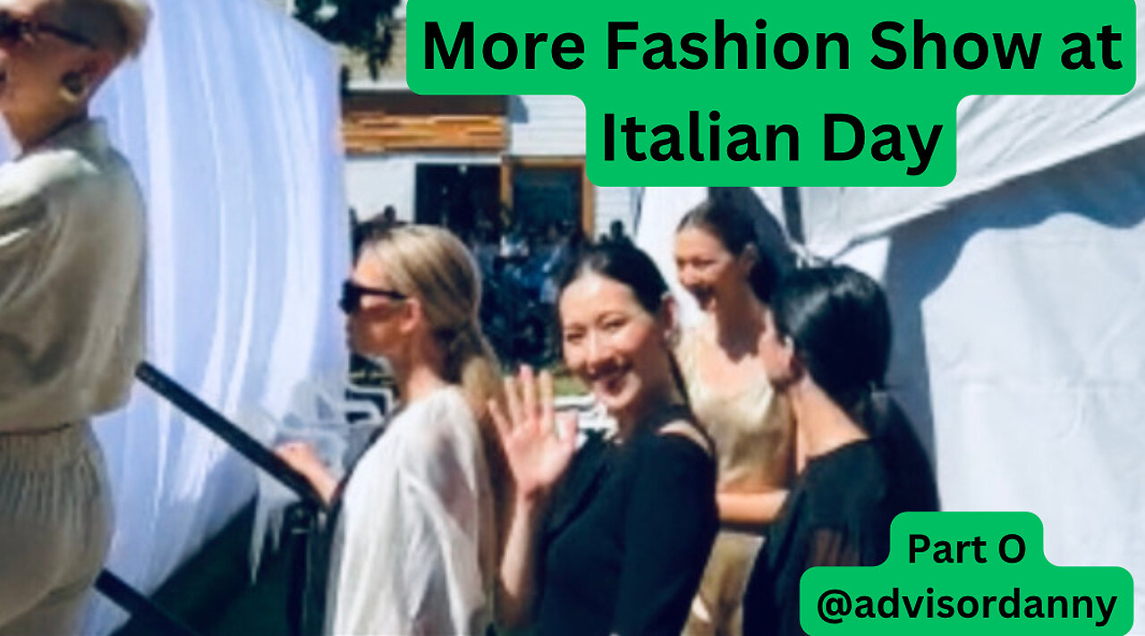 More Fashion Show 2023 on Italian Day 2023 Part O