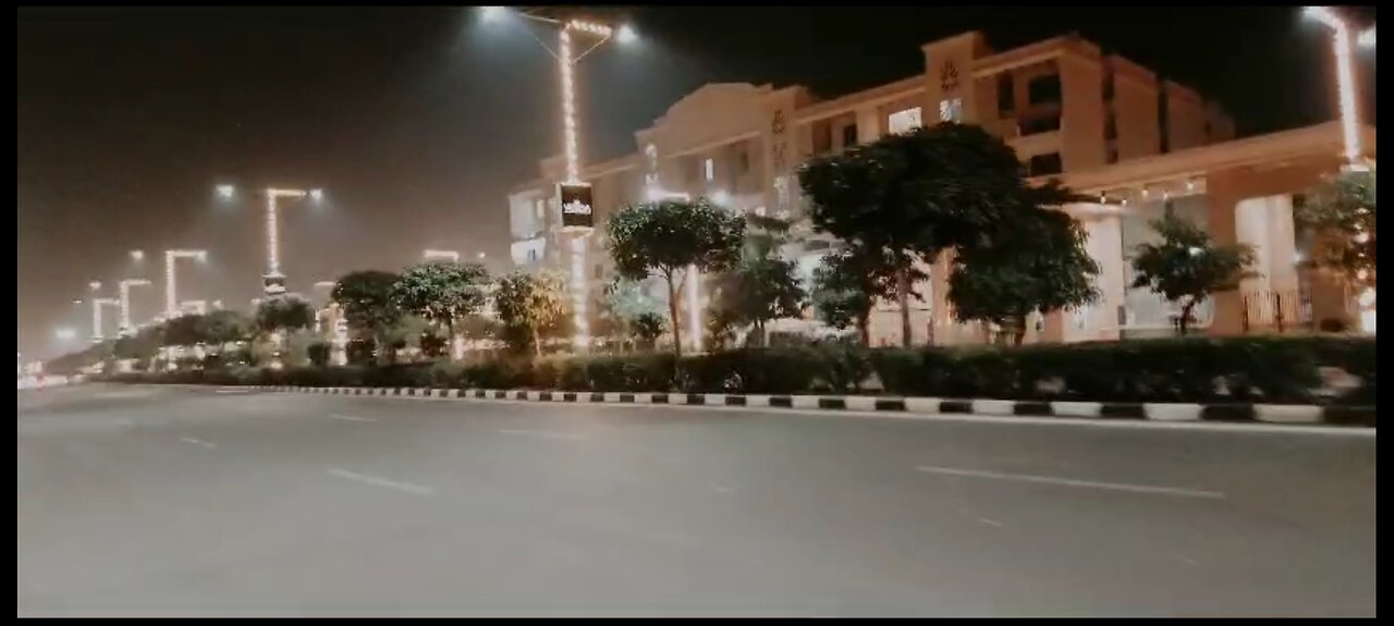 night view of ghaziabad