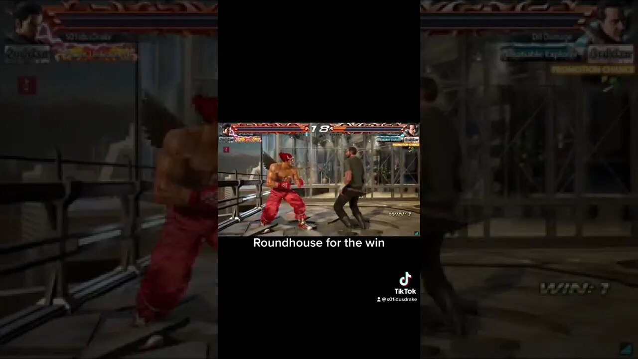Roundhouse for the win