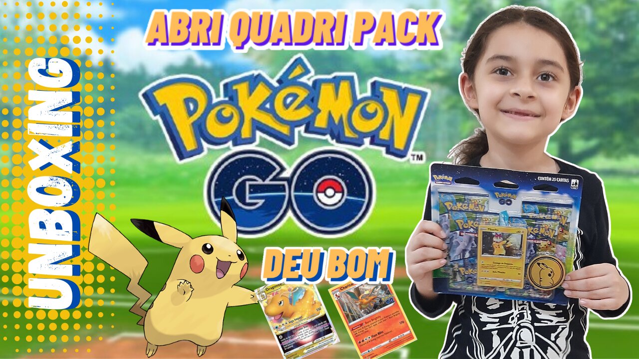 ABRI QUADRI PACK POKEMON GO / PIKACHU / DEU BOM / POKEMON TCG