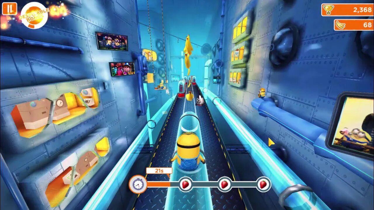 Despicable Me Minion Rush Level 7 - Run For 30s