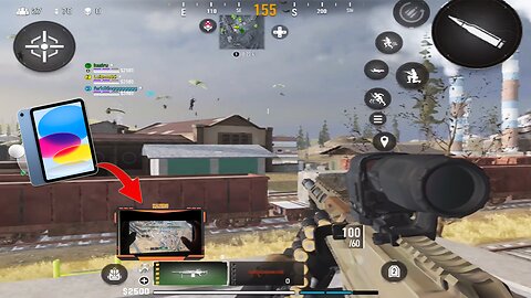 Call of Duty WARZONE MOBILE 💊 IPAD 10 HANDCAM 8 KILS 4 Fingers 😱😱