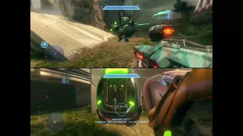 My Fist of Justice vs three Hunters! Halo 4 Spartan Ops Legendary mode