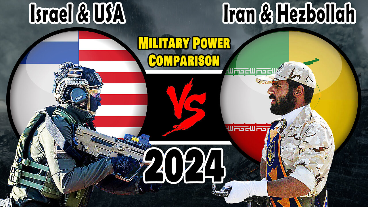 Israel & USA vs Iran & Hezbollah Military Power Comparison 2024