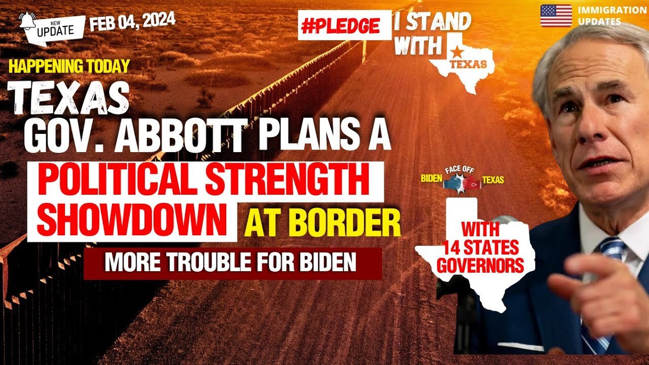 Texas Sends A Response to Biden - TEXAS GOV. Abbott's BORDER SHOWDOWN At BORDER